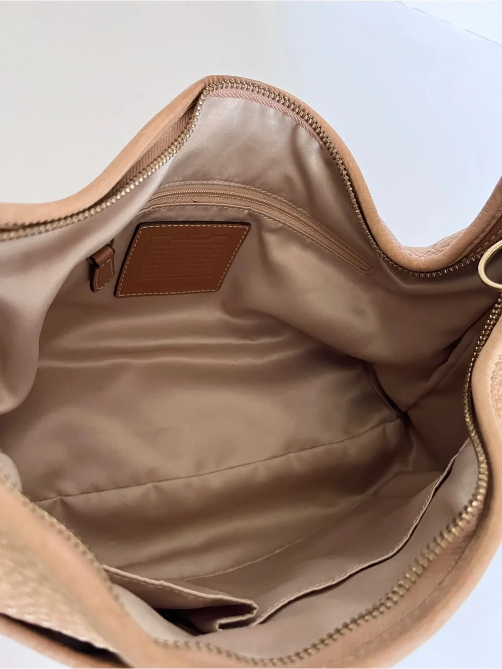 VINTAGE | Coach Ergo | Nude Tan | Pebbled Leather | Hobo Shoulder Bag